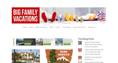Desktop Screenshot of bigfamilyvacations.com
